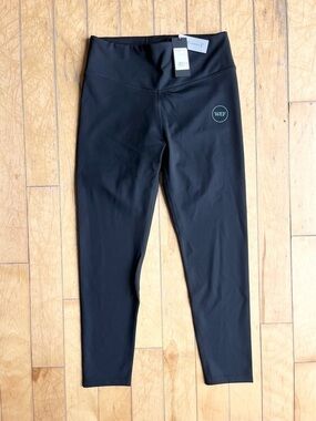 Kingsland NEW Equestrian KL Peoria Black Athleisure Tights 7/8 WEF Size XL
